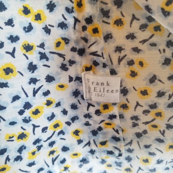 Frank & Eileen - Relaxed Button-Up Shirt – Casual Cotton – Medium – Floral - Picture 5 of 10